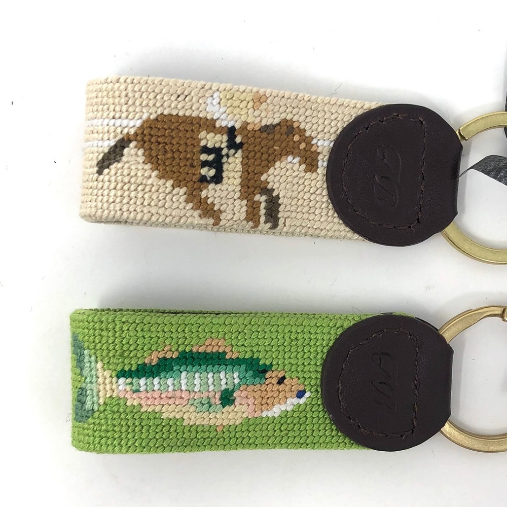 Needlepoint Key Fob